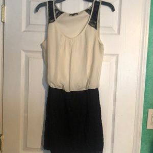 Black and white dress